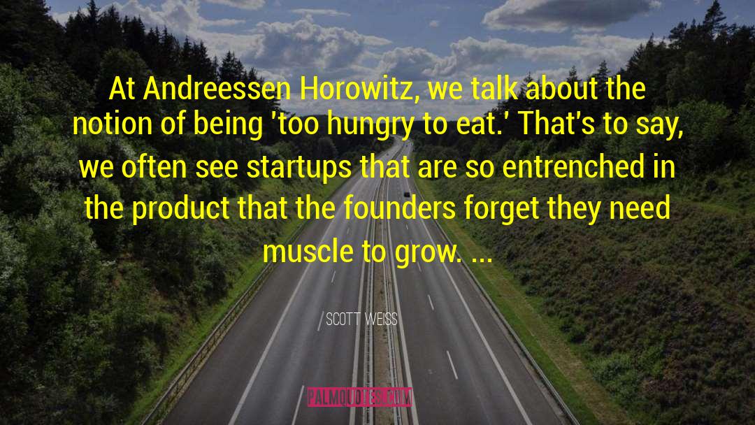 Founders quotes by Scott Weiss