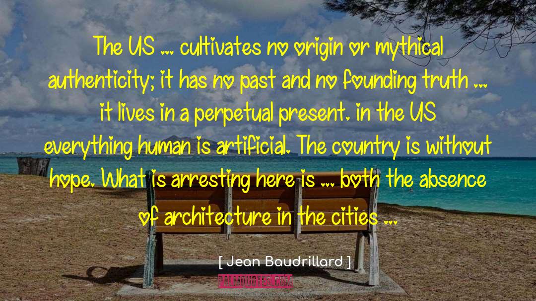 Founding quotes by Jean Baudrillard