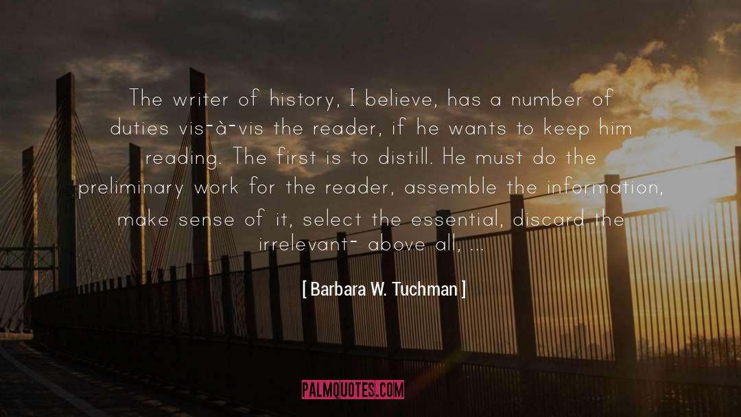 Foundry Select quotes by Barbara W. Tuchman