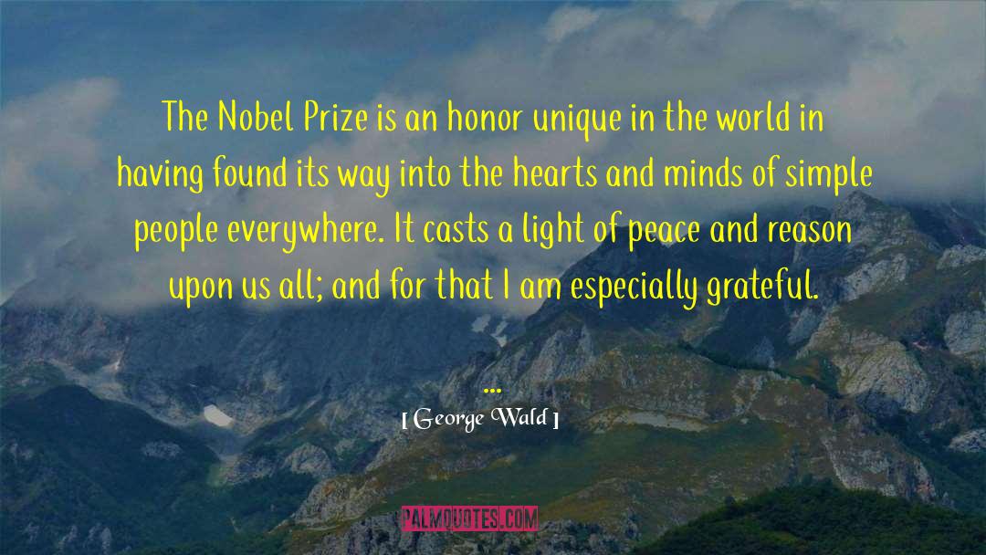 Fountain Of Peace quotes by George Wald