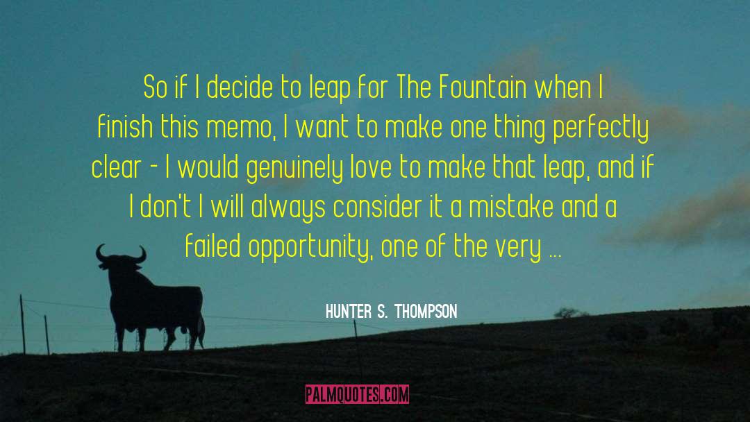Fountain Pens quotes by Hunter S. Thompson