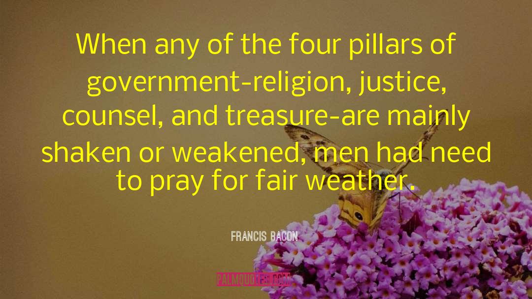 Four Elements quotes by Francis Bacon