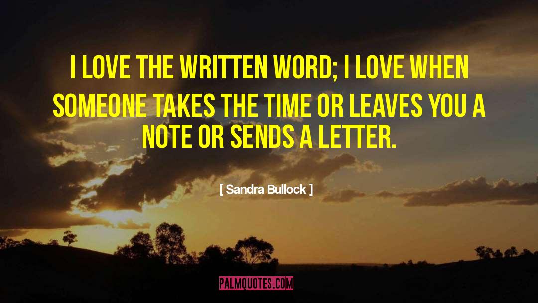Four Letter Word quotes by Sandra Bullock