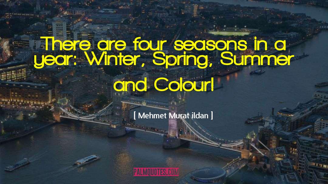 Four Seasons quotes by Mehmet Murat Ildan
