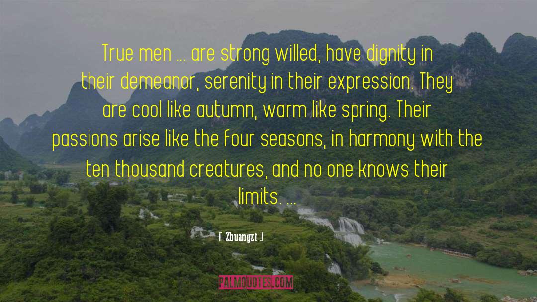 Four Seasons quotes by Zhuangzi