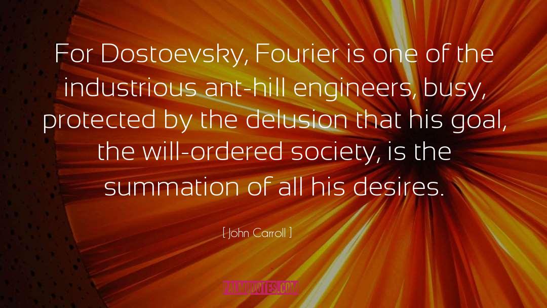 Fourier quotes by John Carroll