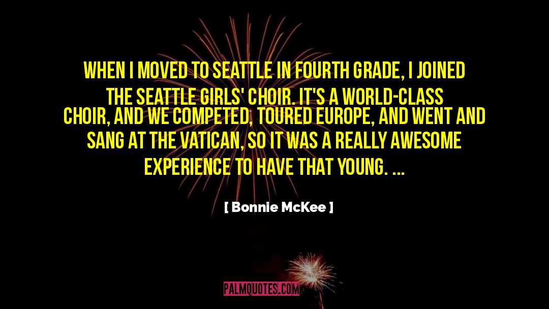 Fourth Grade quotes by Bonnie McKee