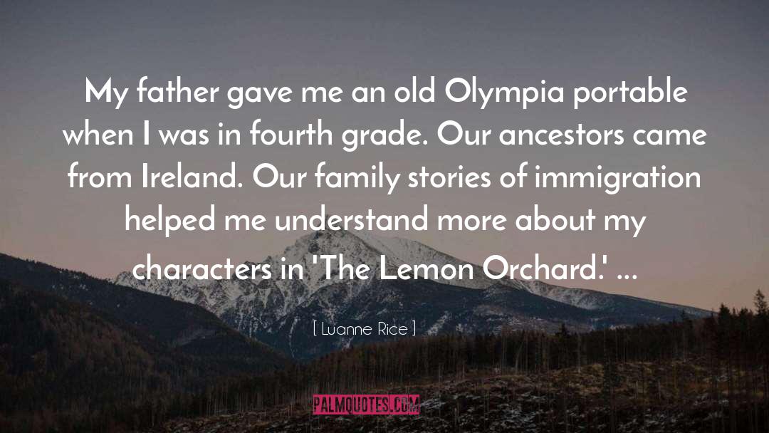 Fourth Grade quotes by Luanne Rice