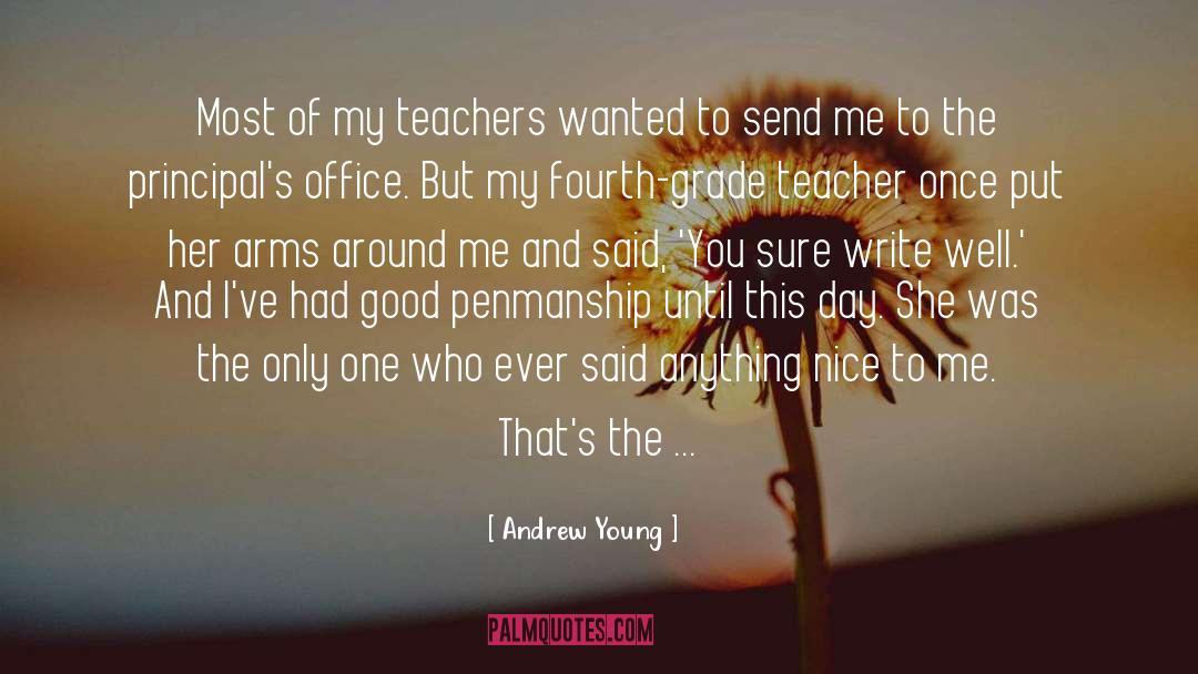 Fourth Grade quotes by Andrew Young