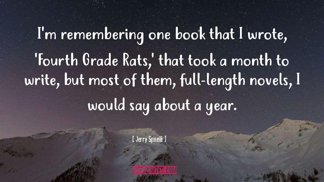 Fourth Grade quotes by Jerry Spinelli
