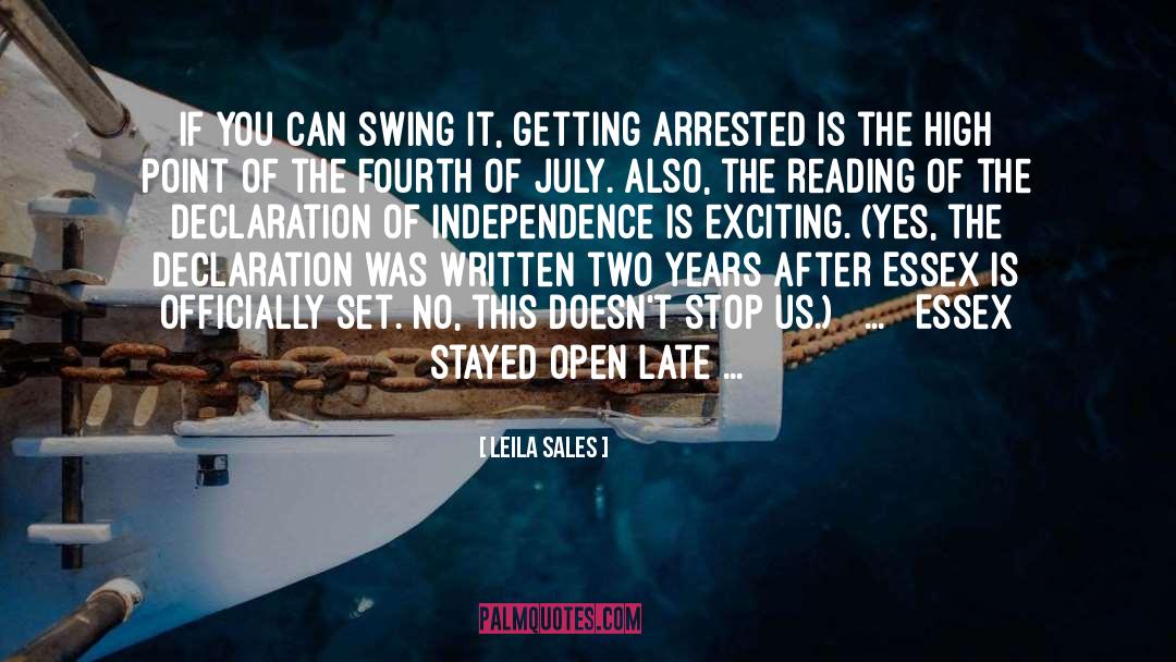 Fourth Of July quotes by Leila Sales