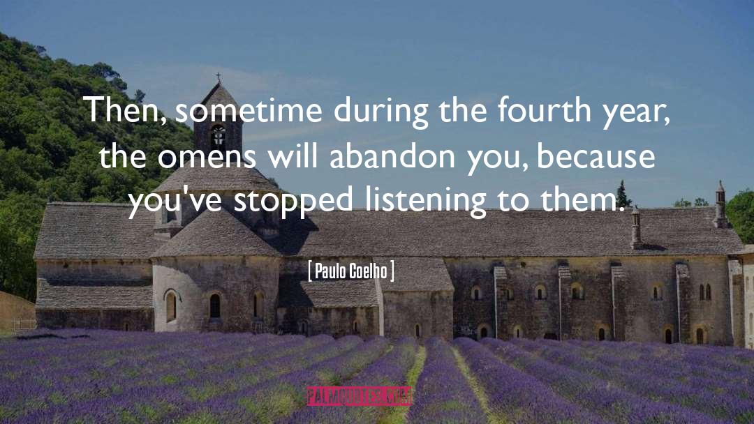 Fourth Year quotes by Paulo Coelho