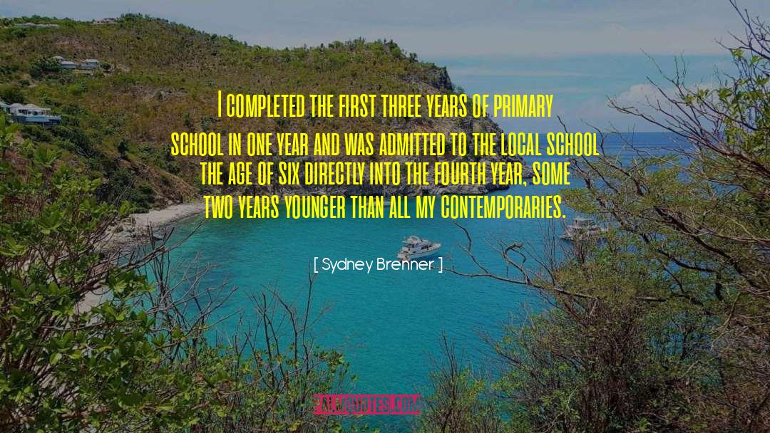 Fourth Year quotes by Sydney Brenner