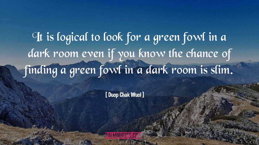 Fowl quotes by Duop Chak Wuol