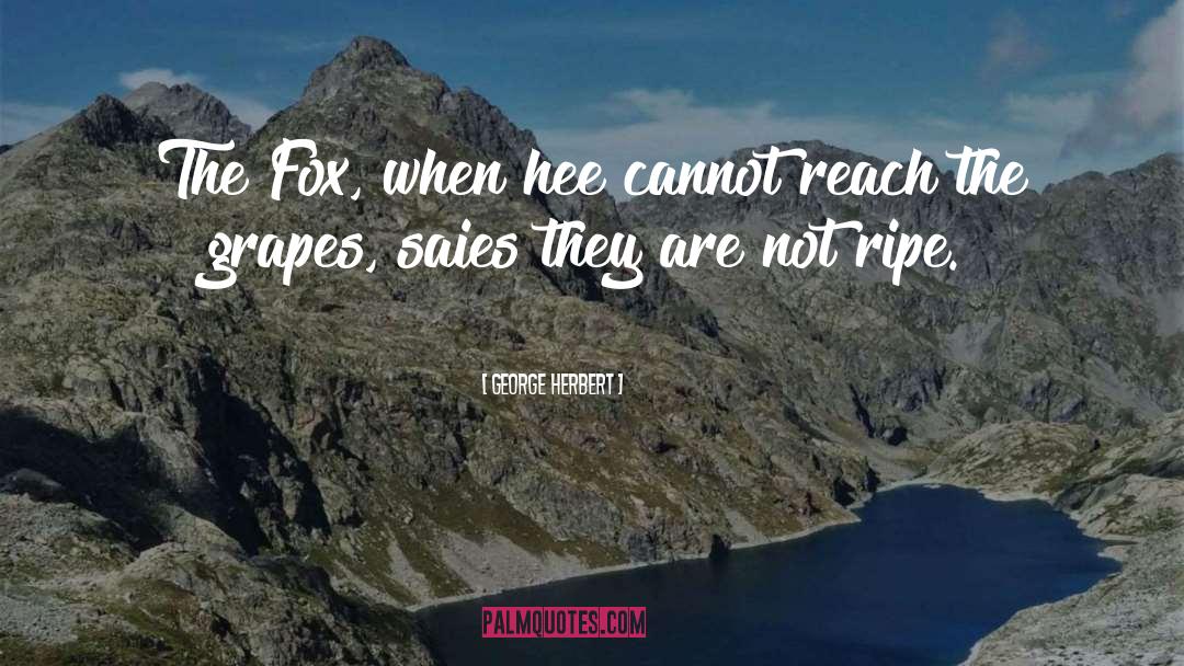 Fox quotes by George Herbert
