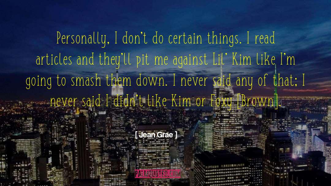 Foxy quotes by Jean Grae