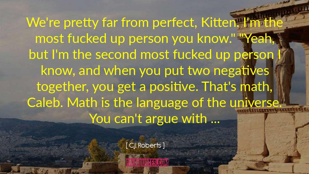 Fraction Math quotes by C.J. Roberts