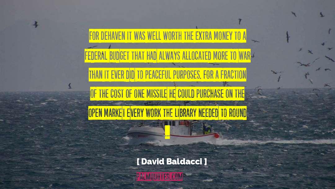 Fraction quotes by David Baldacci