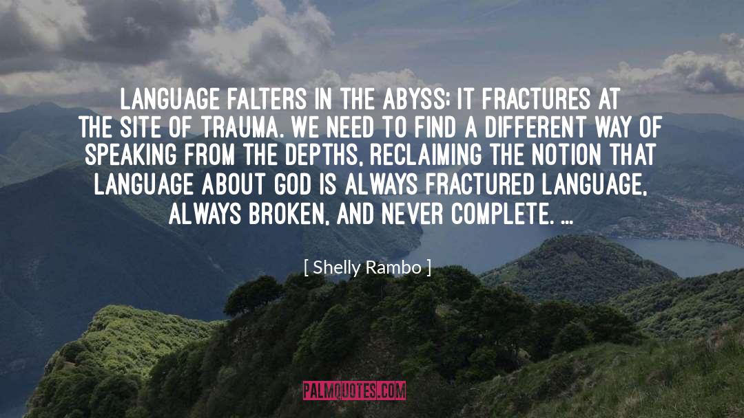 Fractured quotes by Shelly Rambo