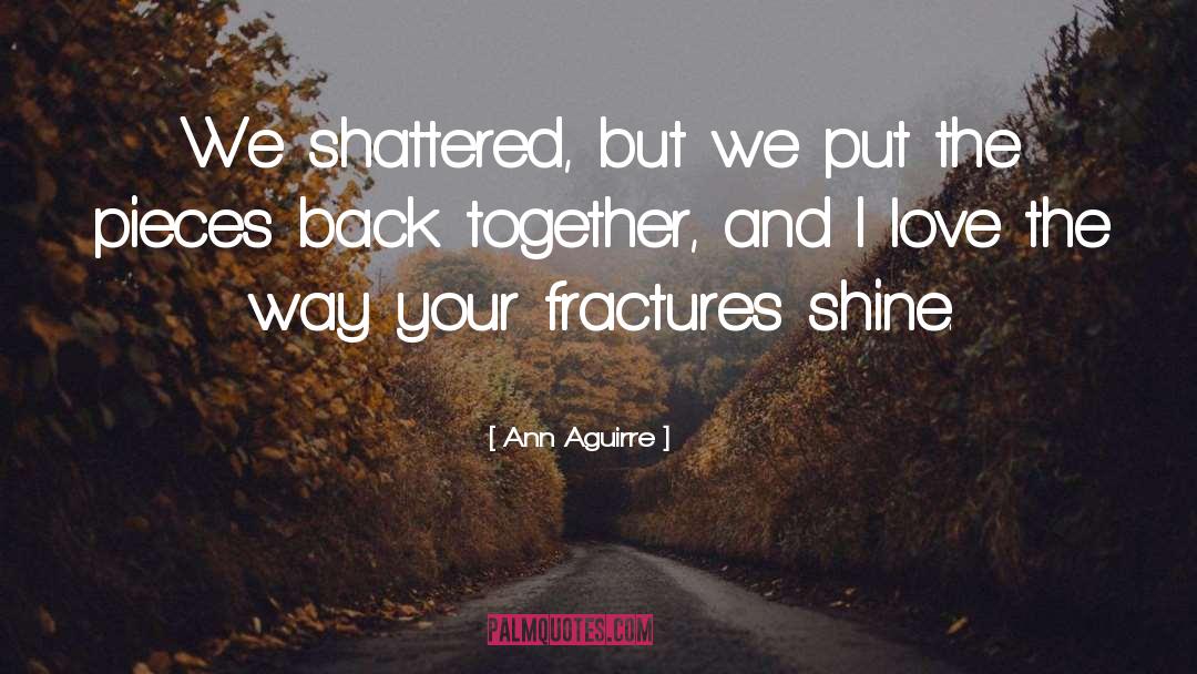 Fractures quotes by Ann Aguirre