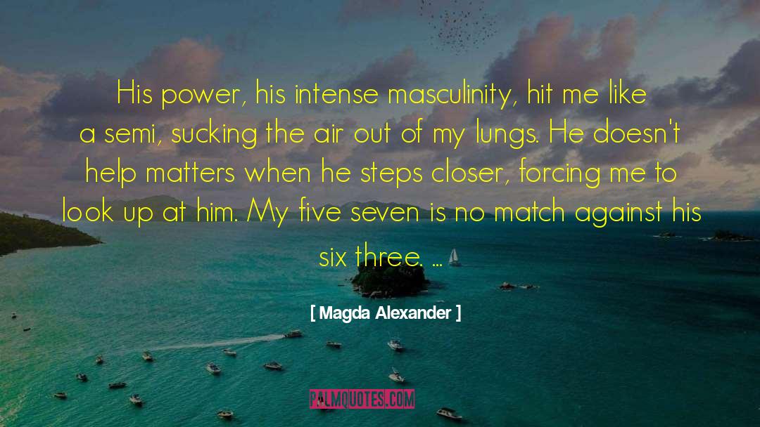 Fragile Masculinity quotes by Magda Alexander
