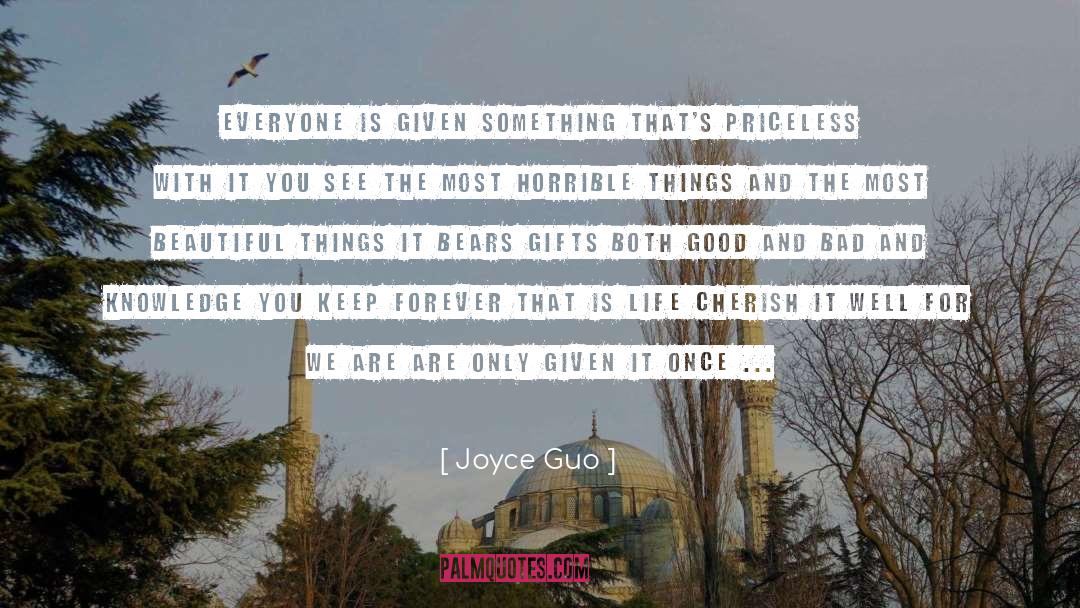 Fragiles Gifts quotes by Joyce Guo