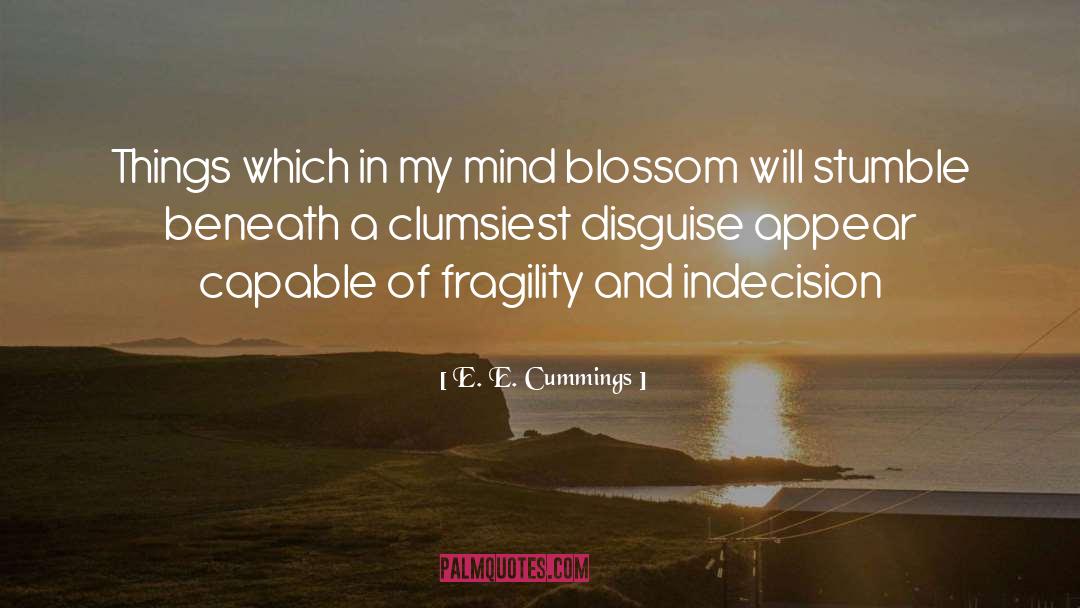 Fragility quotes by E. E. Cummings