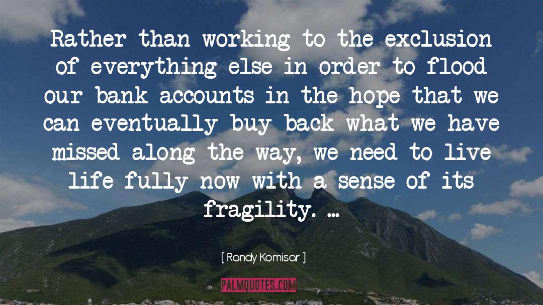 Fragility quotes by Randy Komisar