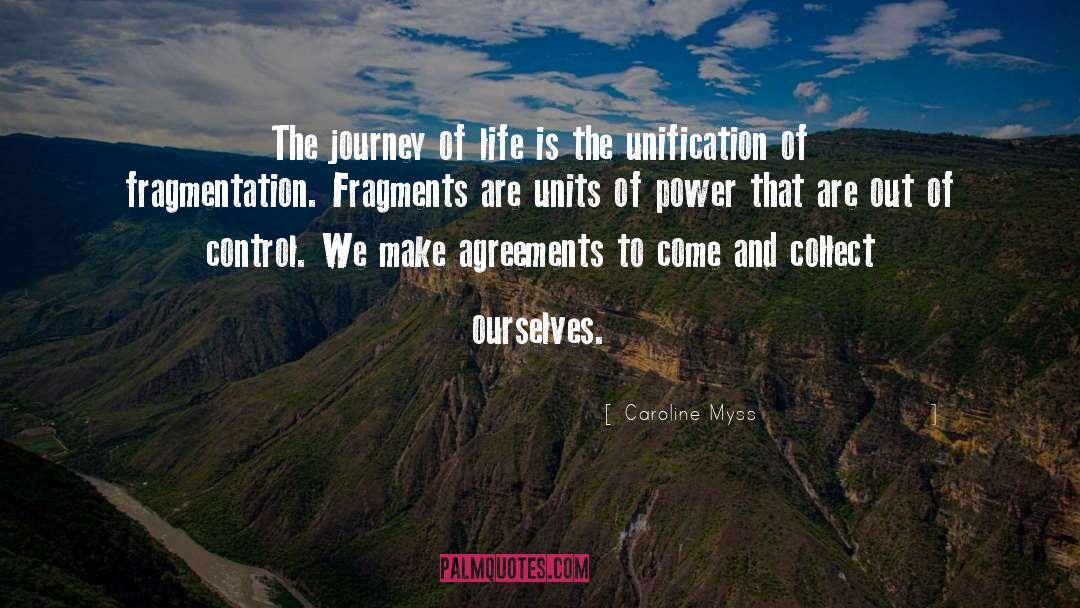 Fragmentation quotes by Caroline Myss