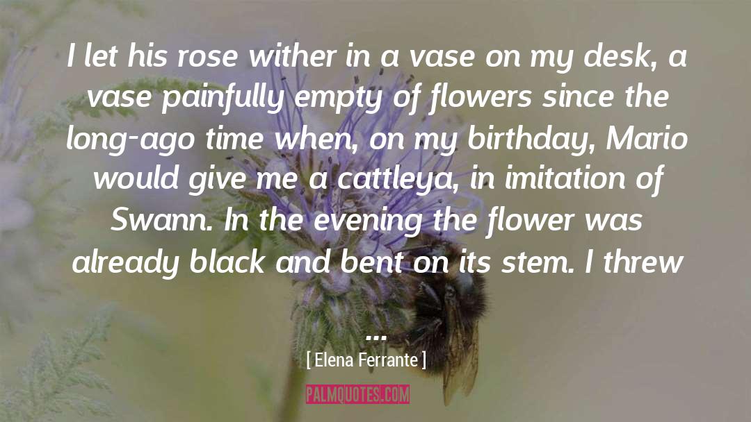 Fragrant Flowers quotes by Elena Ferrante