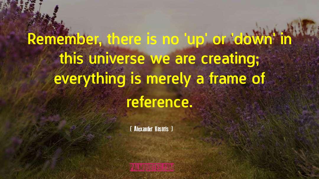 Frame Of Reference quotes by Alexander Kosoris