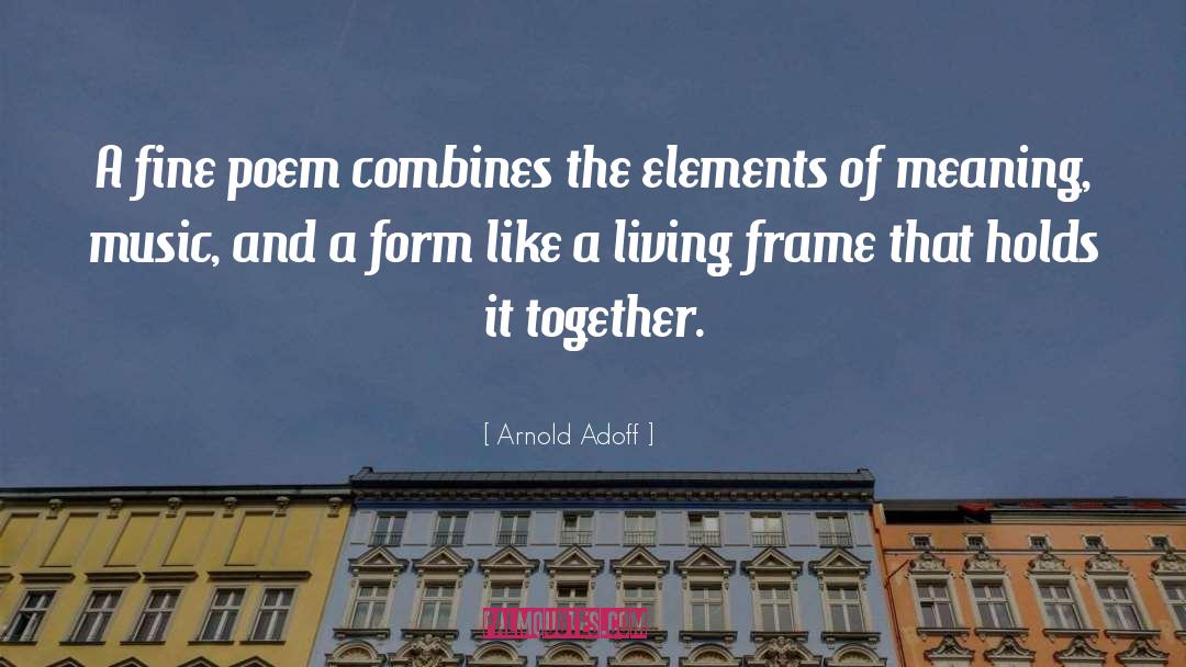 Frame quotes by Arnold Adoff