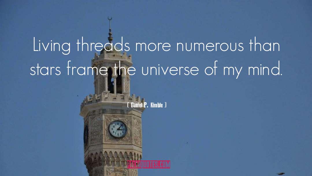 Frame quotes by Daniel P. Kimble