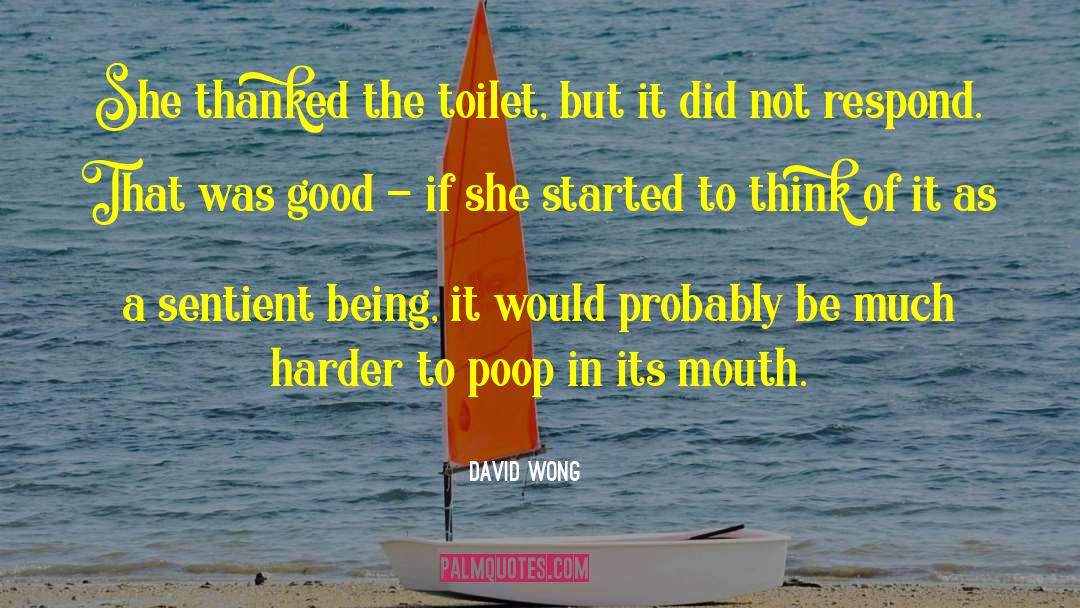 Framed Toilet quotes by David Wong