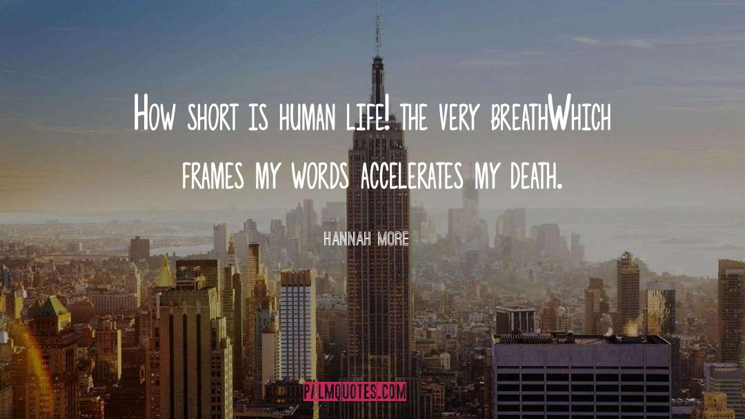 Frames quotes by Hannah More