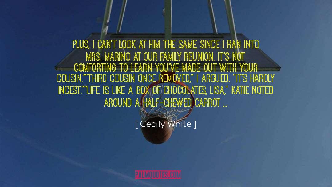 Frangos Macys Chocolates quotes by Cecily White