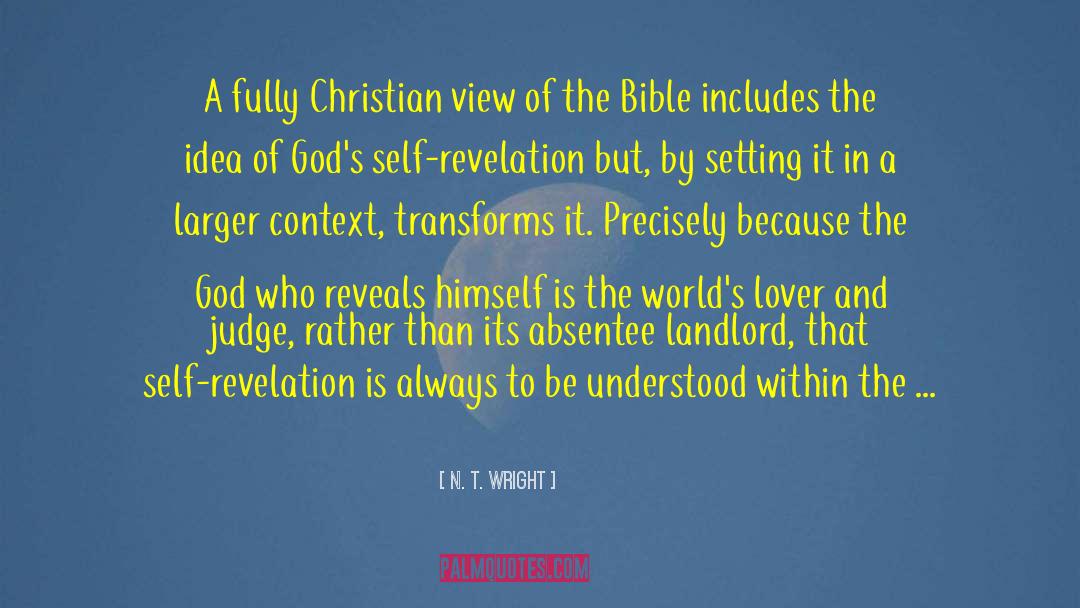Frankenstein Setting quotes by N. T. Wright