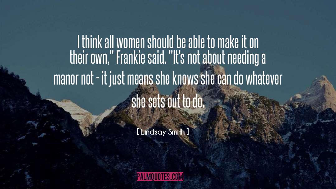 Frankie On Pc quotes by Lindsay Smith