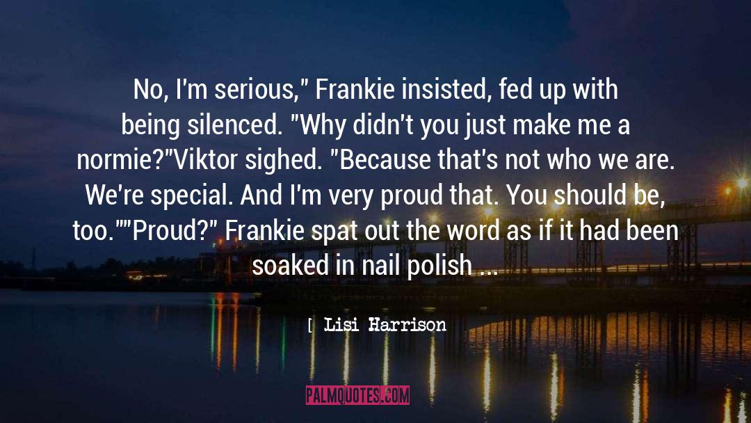 Frankie quotes by Lisi Harrison