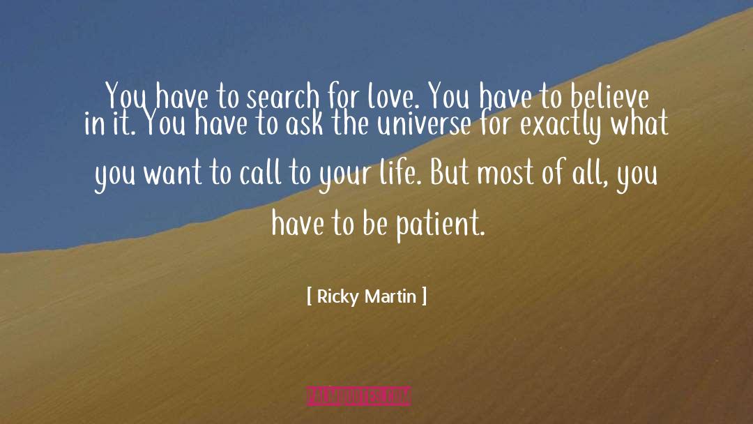 Frantic Search quotes by Ricky Martin