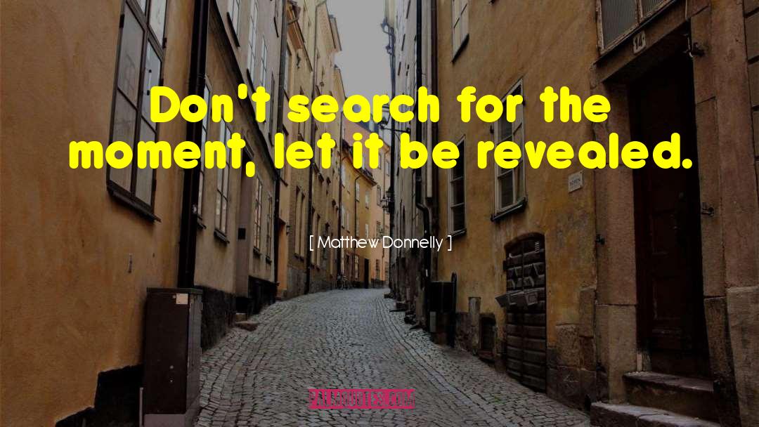 Frantic Search quotes by Matthew Donnelly