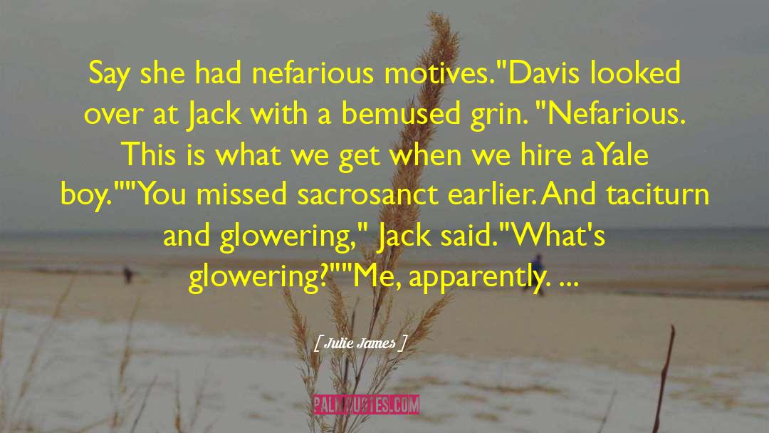 Frazen Davis quotes by Julie James