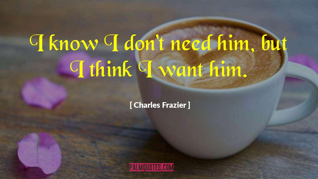 Frazier quotes by Charles Frazier