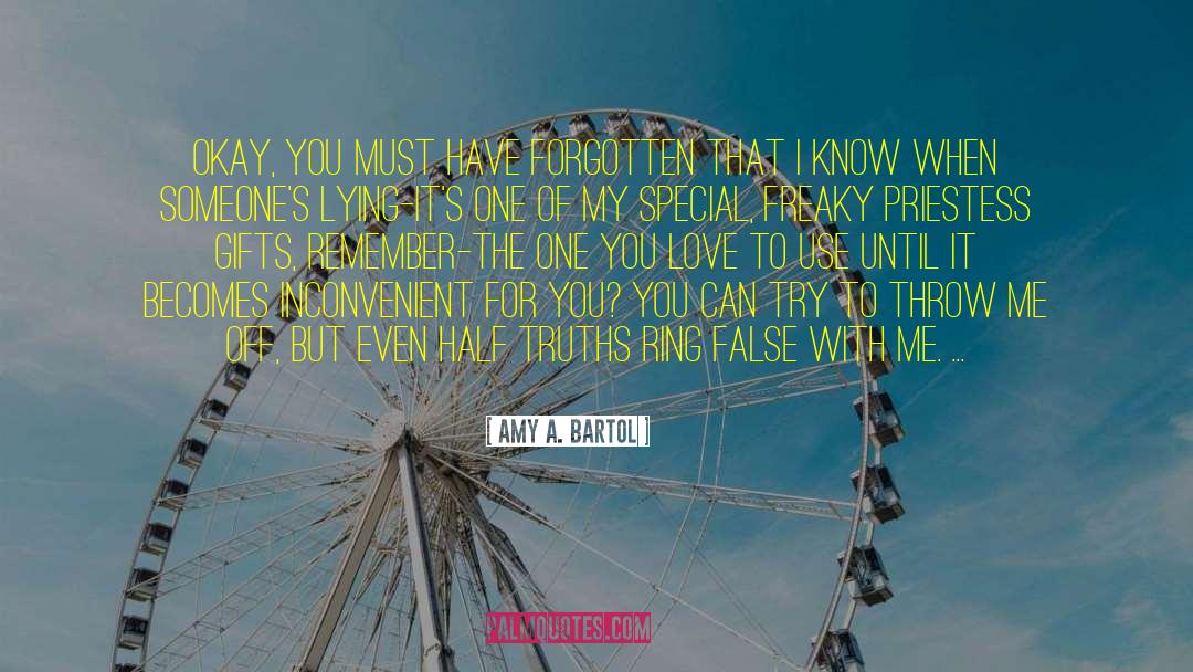 Freaky quotes by Amy A. Bartol