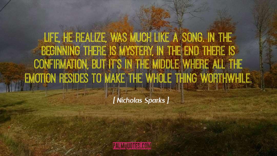 Freaney Music quotes by Nicholas Sparks