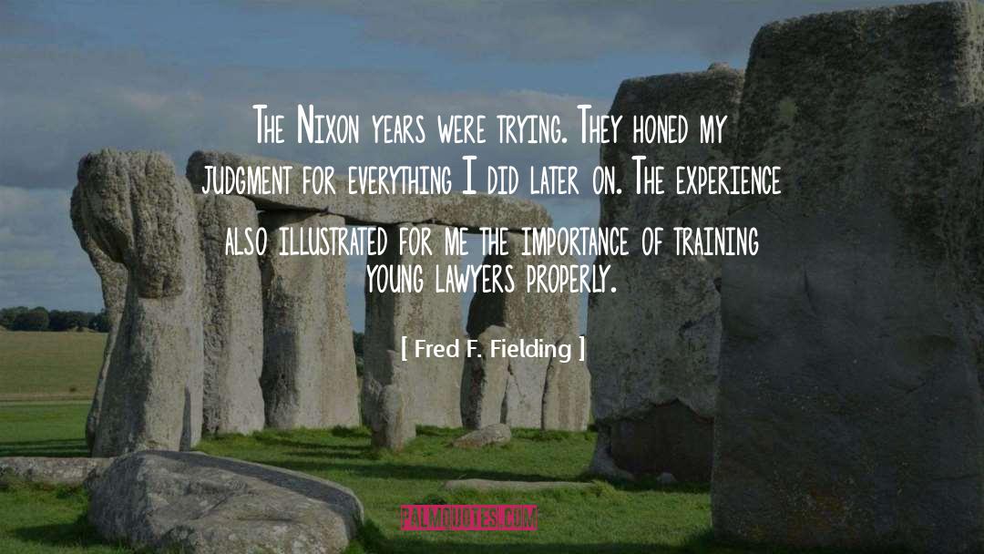 Fred Craddock quotes by Fred F. Fielding