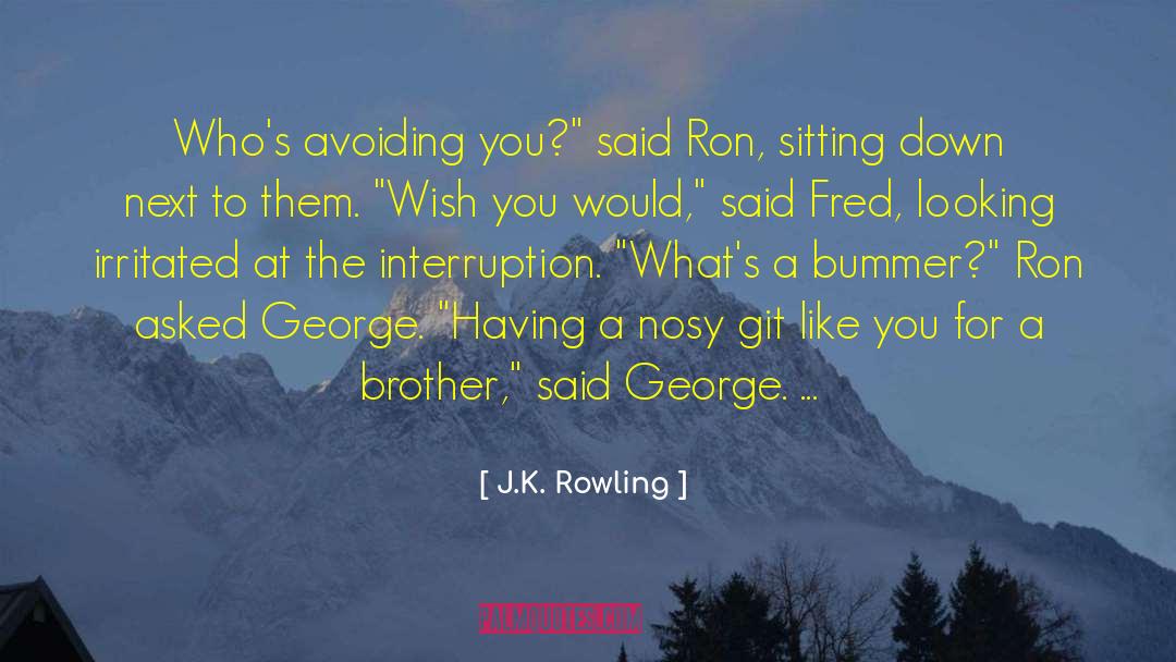 Fred George Weasley Humor quotes by J.K. Rowling