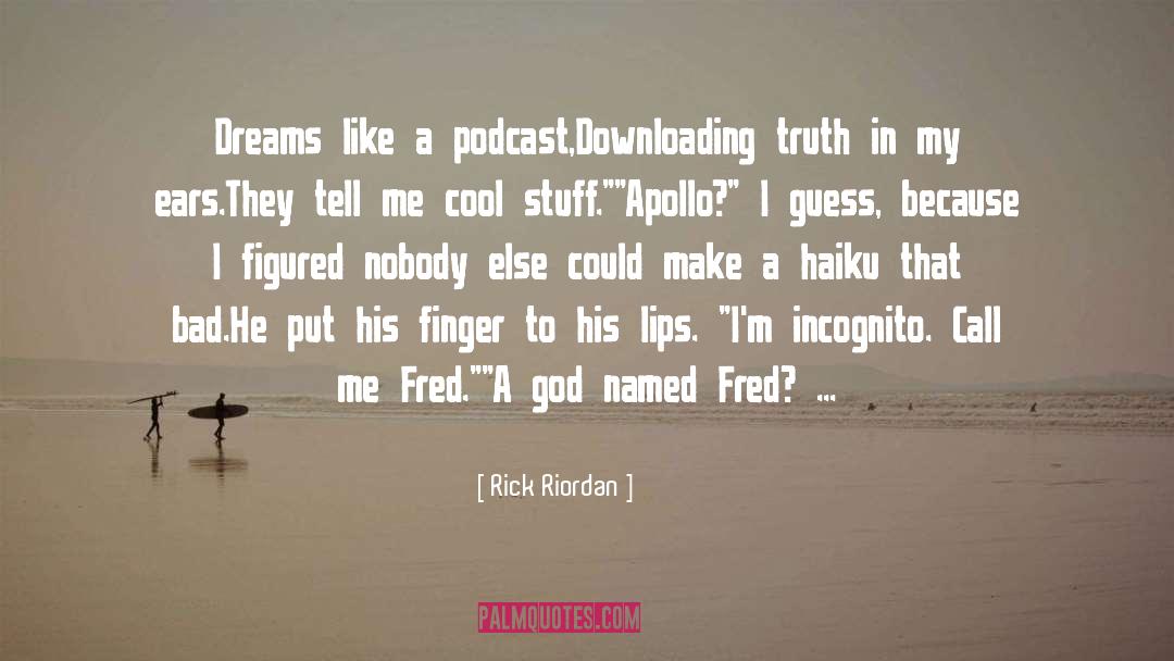 Fred Sanger quotes by Rick Riordan