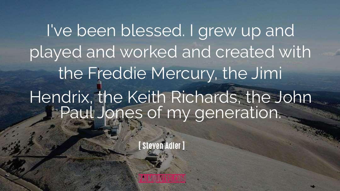 Freddie Mercury quotes by Steven Adler