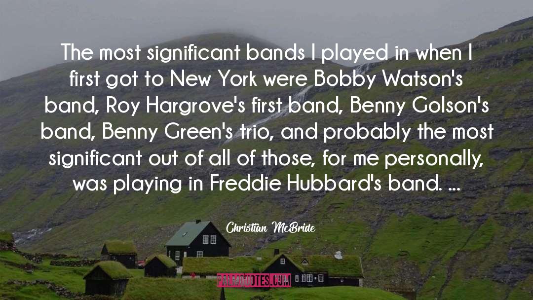 Freddie quotes by Christian McBride